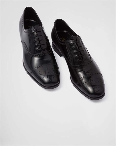 prada brushed leather oxford shoes|Prada Oxford shoes men.